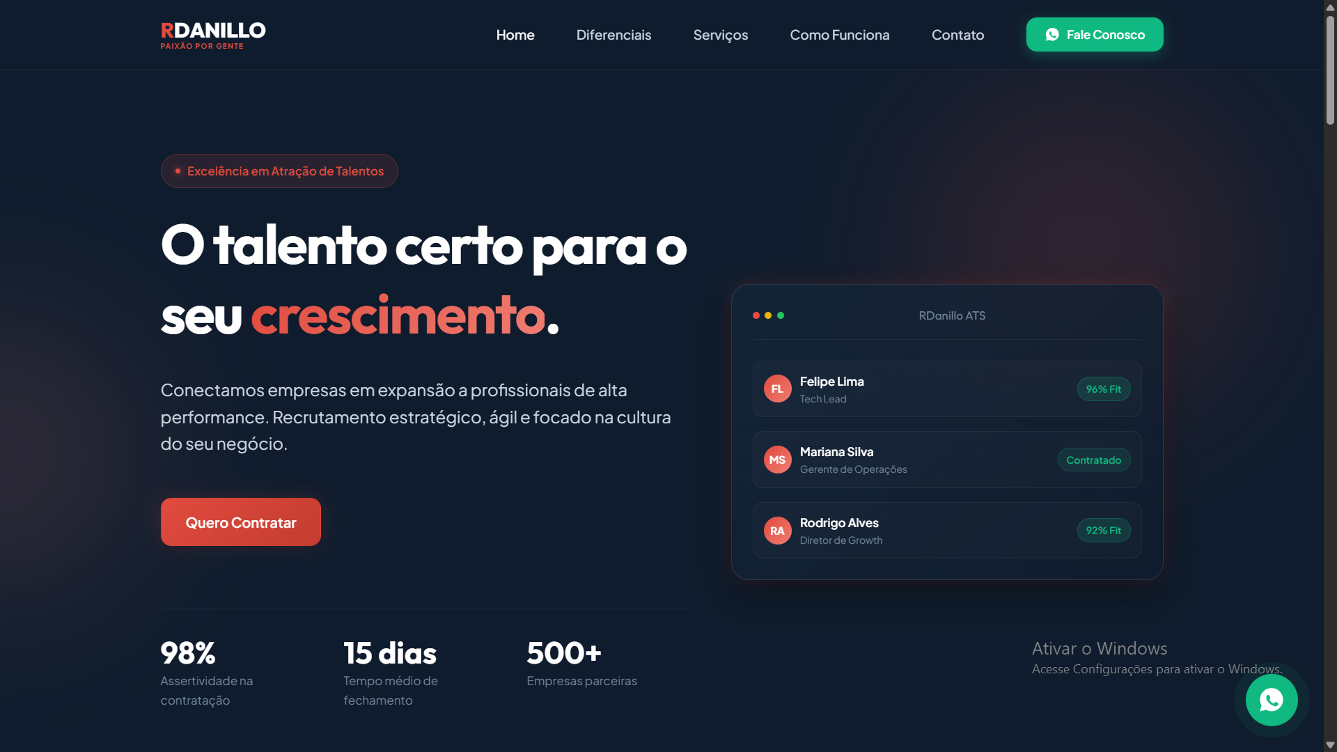 Recrutamento & Seleção
