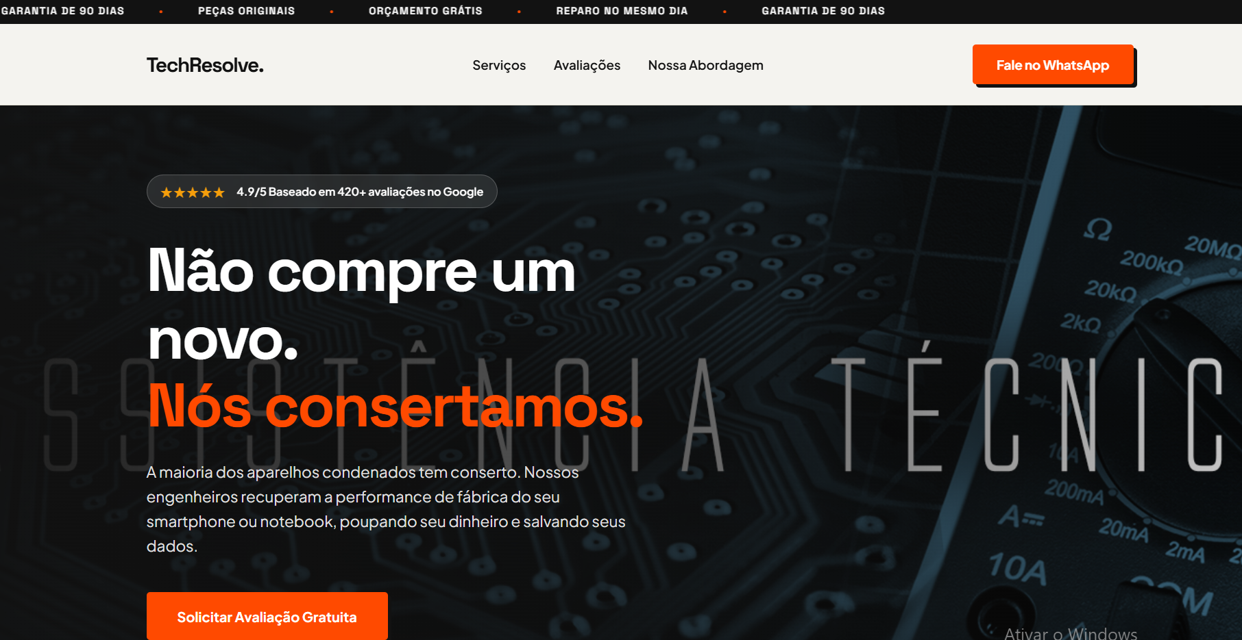 Site Assistência Técnica